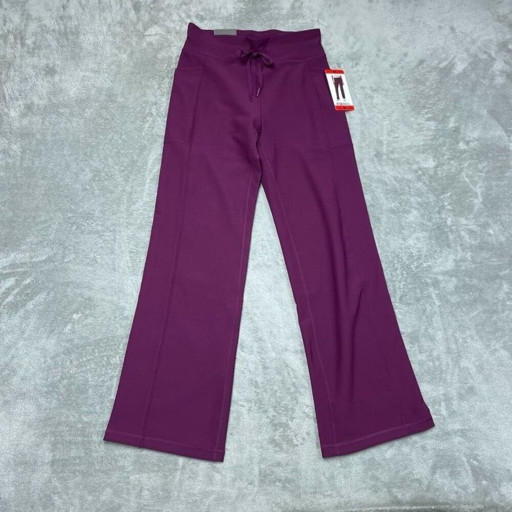 32 Degrees Cool Womens Active Flare Pants Purple Medium d0443 - Picture 2 of 6